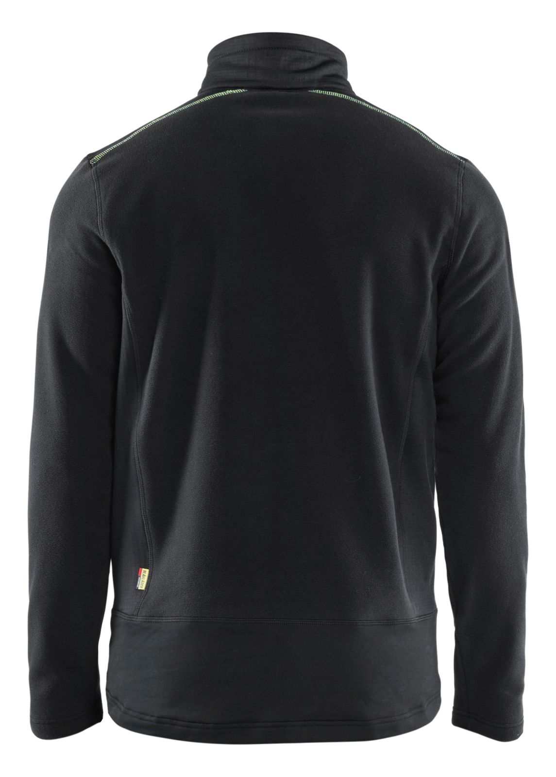 Blaklader Wind regen sneeuw Unite Microfleecevest 47651010 zwart-fluo geel(9933)