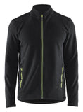 Blaklader Wind regen sneeuw Unite Microfleecevest 47651010 zwart-fluo geel(9933)