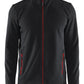 Blaklader Wind regen sneeuw Unite Microfleecevest 47651010 zwart-rood(9956)