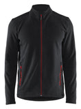 Blaklader Wind regen sneeuw Unite Microfleecevest 47651010 zwart-rood(9956)
