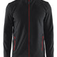 Blaklader Wind regen sneeuw Unite Microfleecevest 47651010 zwart-rood(9956)