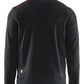 Blaklader Wind regen sneeuw Unite Microfleecevest 47651010 zwart-rood(9956)