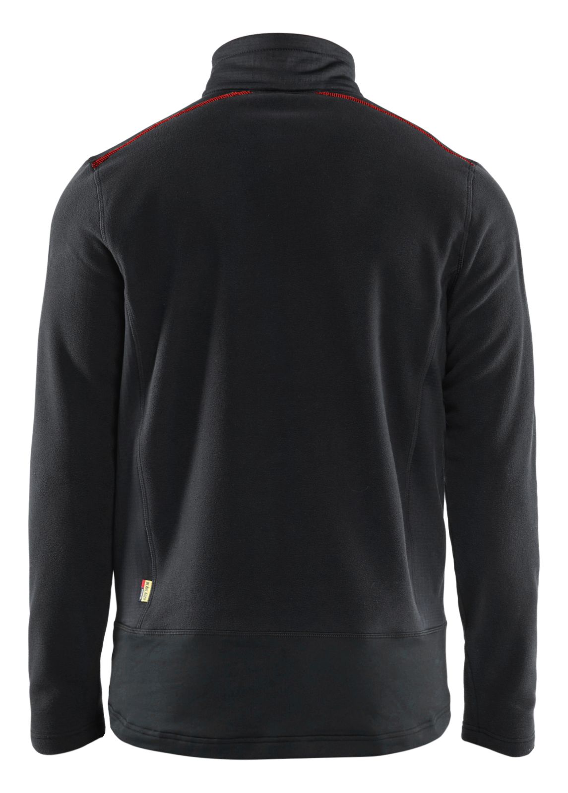 Blaklader Wind regen sneeuw Unite Microfleecevest 47651010 zwart-rood(9956)