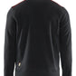 Blaklader Wind regen sneeuw Unite Microfleecevest 47651010 zwart-rood(9956)