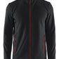 Blaklader Wind regen sneeuw Unite Microfleecevest 47651010 zwart-rood(9956)