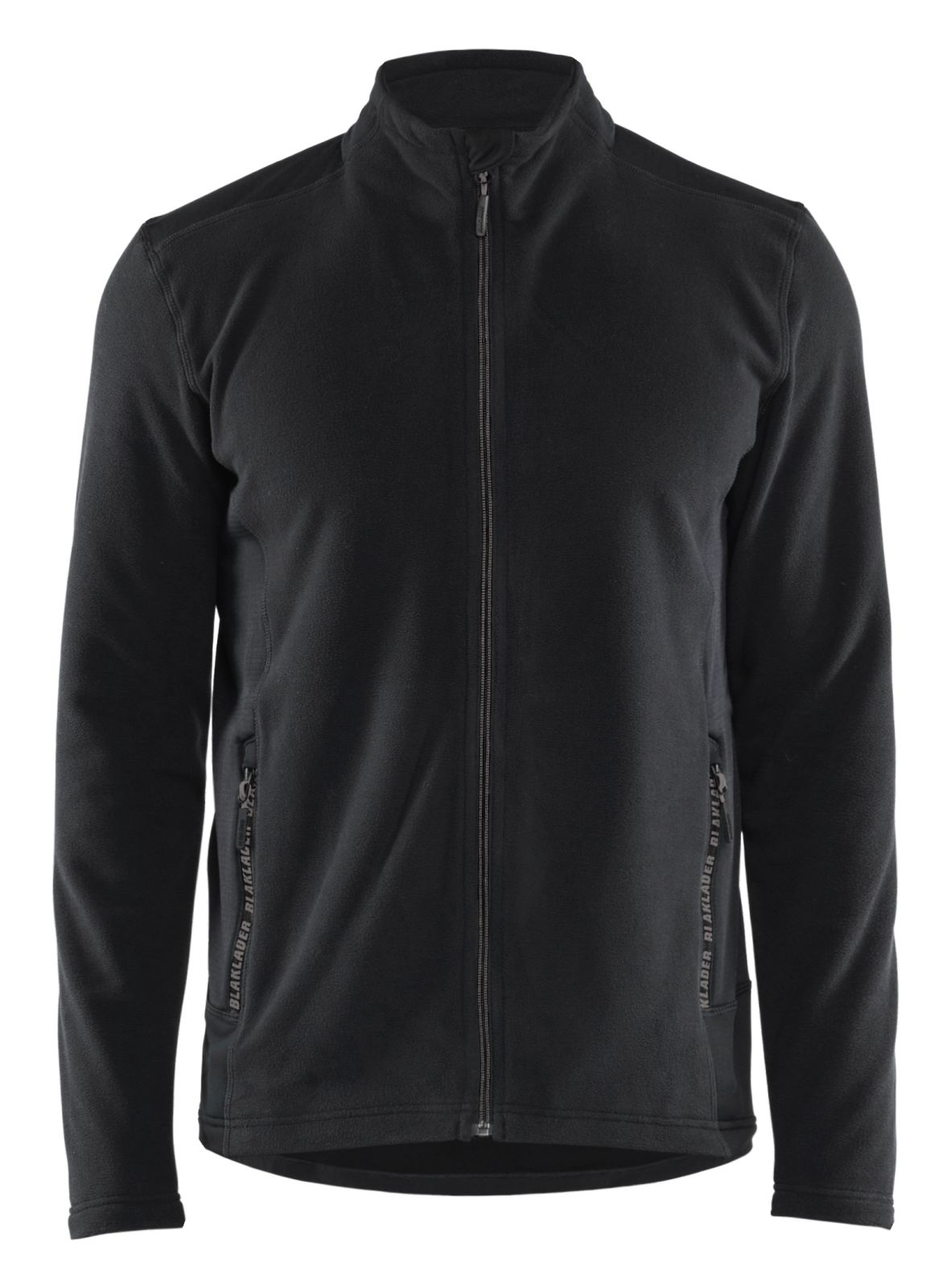Blaklader Wind regen sneeuw Unite Microfleecevest 47651010 zwart-middelgrijs(9996)