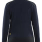 Blaklader Wind regen sneeuw Unite Dames Microfleecevest 47661010 donker marineblauw-fluo geel(8633)