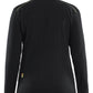 Blaklader Wind regen sneeuw Unite Dames Microfleecevest 47661010 zwart-fluo geel(9933)