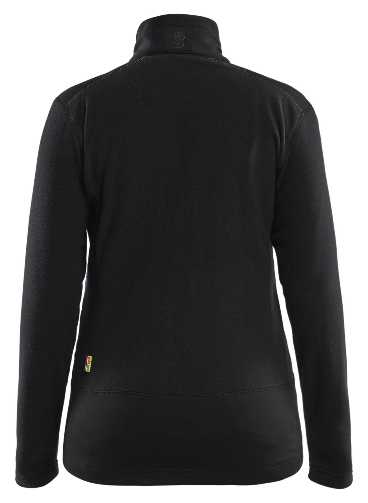 Blaklader Wind regen sneeuw Unite Dames Microfleecevest 47661010 zwart-middelgrijs(9996)
