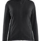 Blaklader Wind regen sneeuw Unite Dames Microfleecevest 47661010 zwart-middelgrijs(9996)