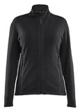 Blaklader Wind regen sneeuw Unite Dames Microfleecevest 47661010 zwart-middelgrijs(9996)