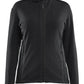 Blaklader Wind regen sneeuw Unite Dames Microfleecevest 47661010 zwart-middelgrijs(9996)