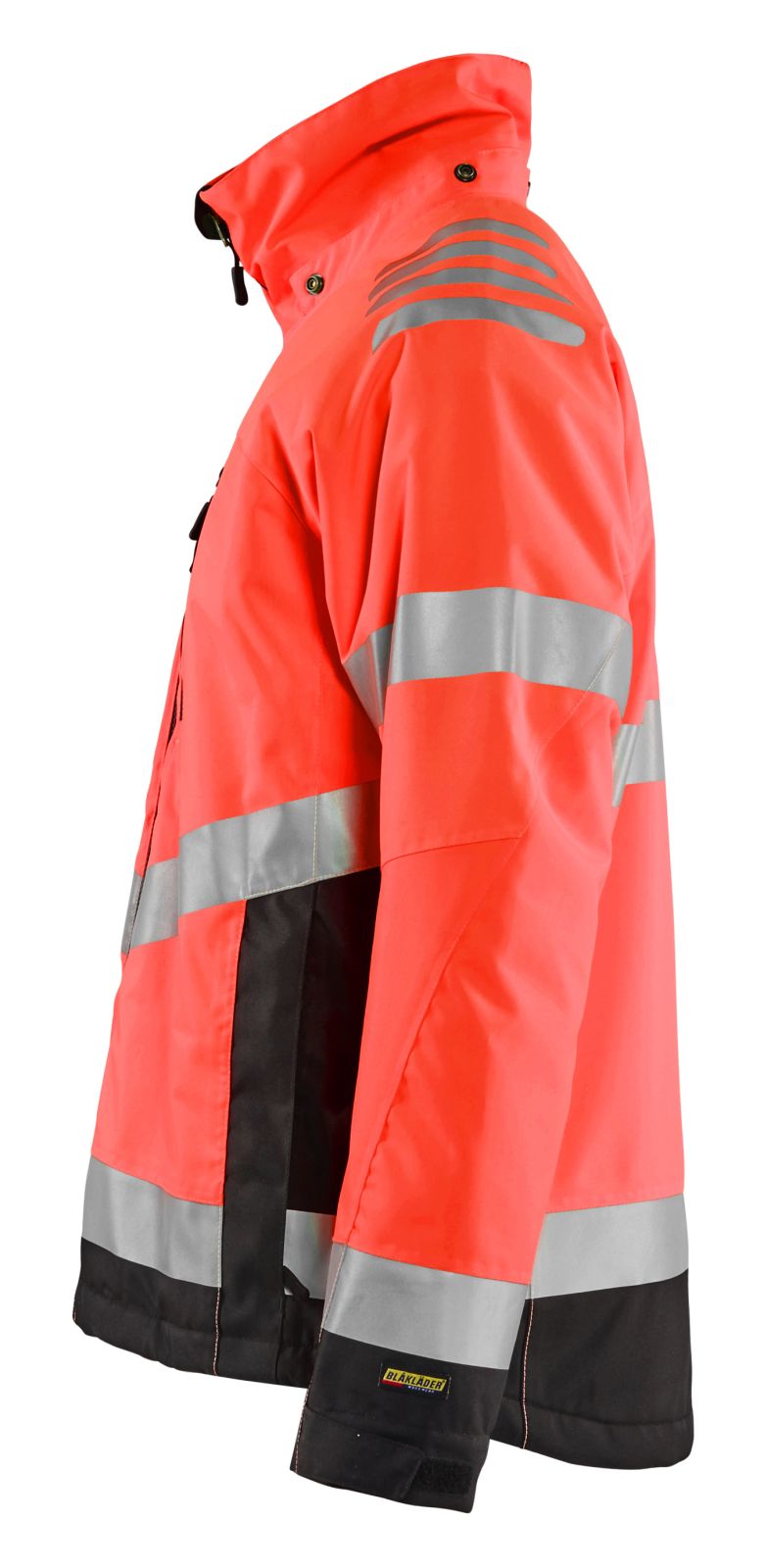 Blaklader Jassen 47801977 HiVis fluo rood-zwart(5599)