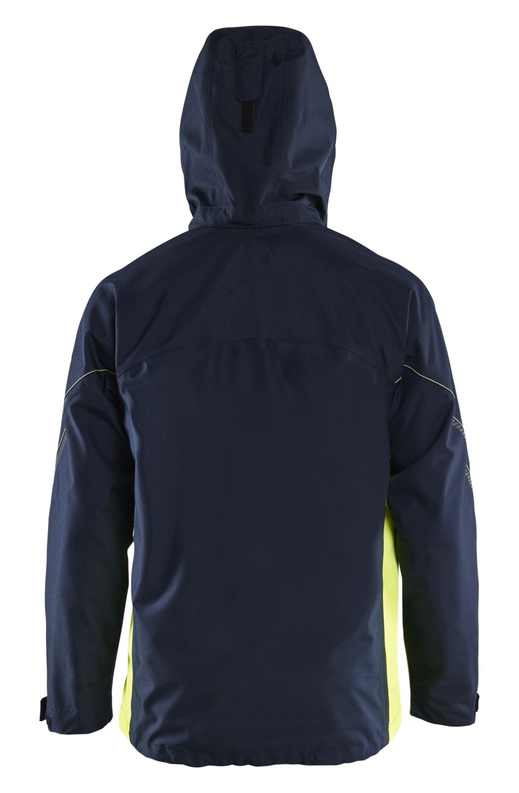 Blaklader Wind regen sneeuw Bi-Colour Jack 47901977 shell waterdicht winddicht ademend donker marineblauw-fluo geel(8633)