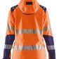 Blaklader Dames High Vis Jack 47912513 Softshell HiVis fluo oranje-marineblauw(5389)