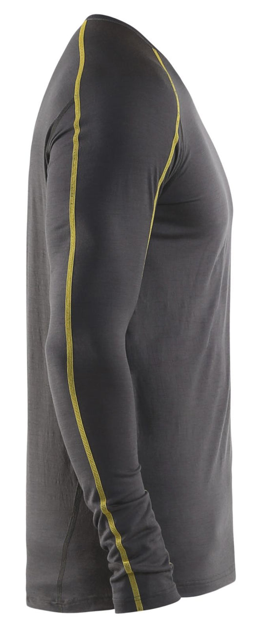Blaklader Ondershirts 47991734 donkergrijs-geel(9835)