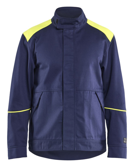 Blaklader Jassen 48011501 Vlamvertragend marineblauw-geel(8933)