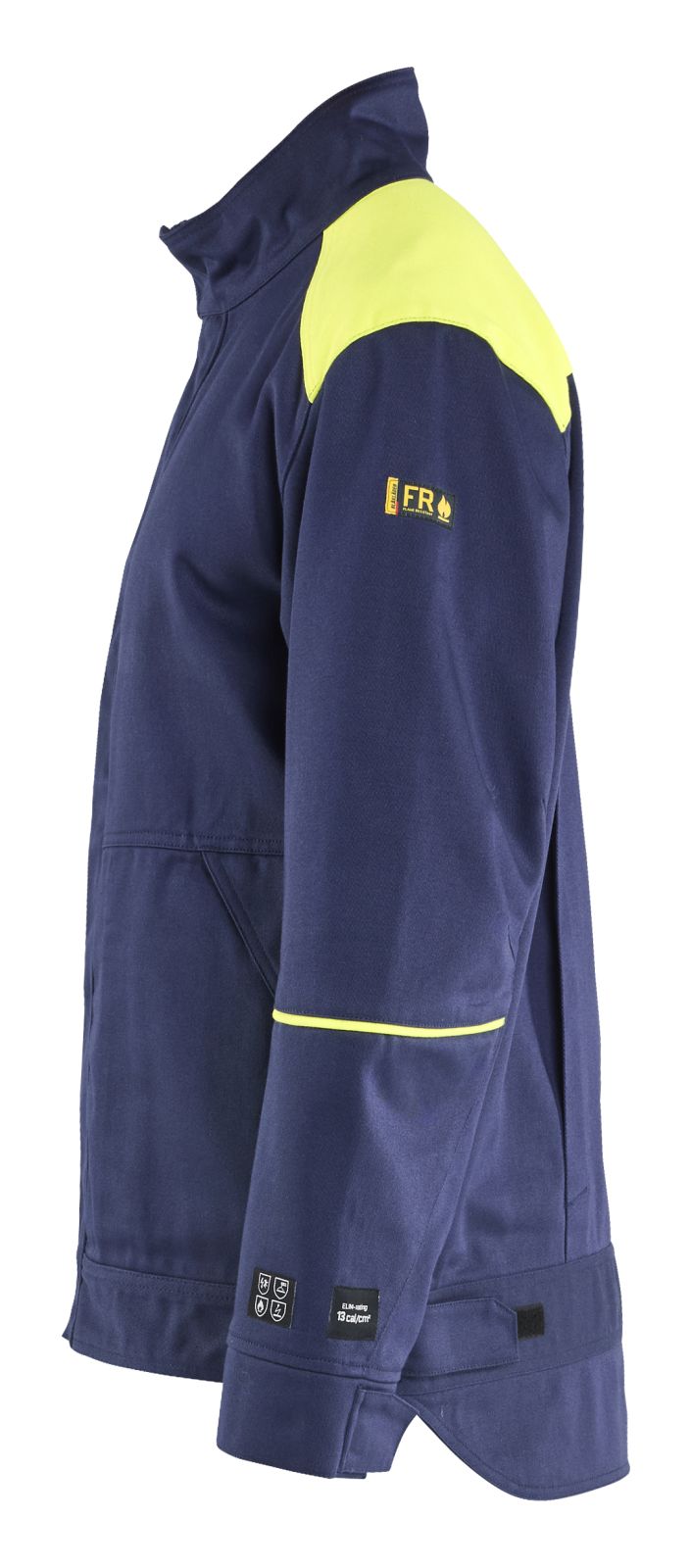 Blaklader Jassen 48011501 Vlamvertragend marineblauw-geel(8933)