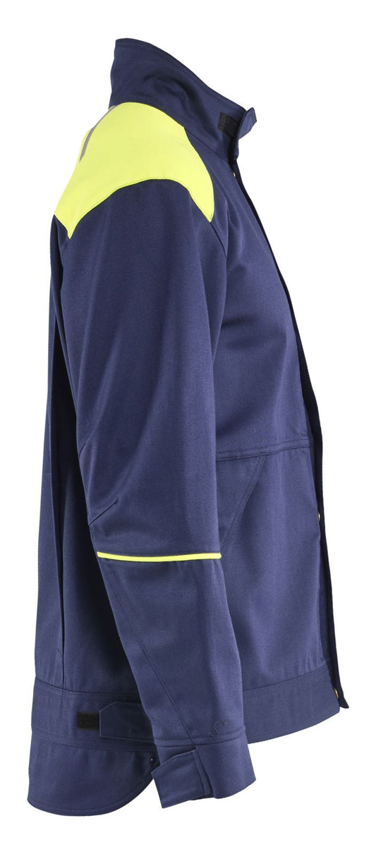 Blaklader Jassen 48011501 Vlamvertragend marineblauw-geel(8933)