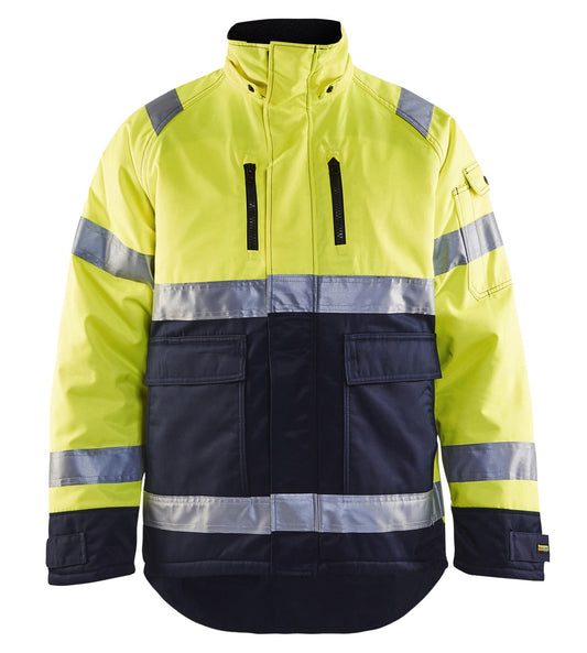 Blaklader Jassen 48281900 HiVis geel-marineblauw(3389)
