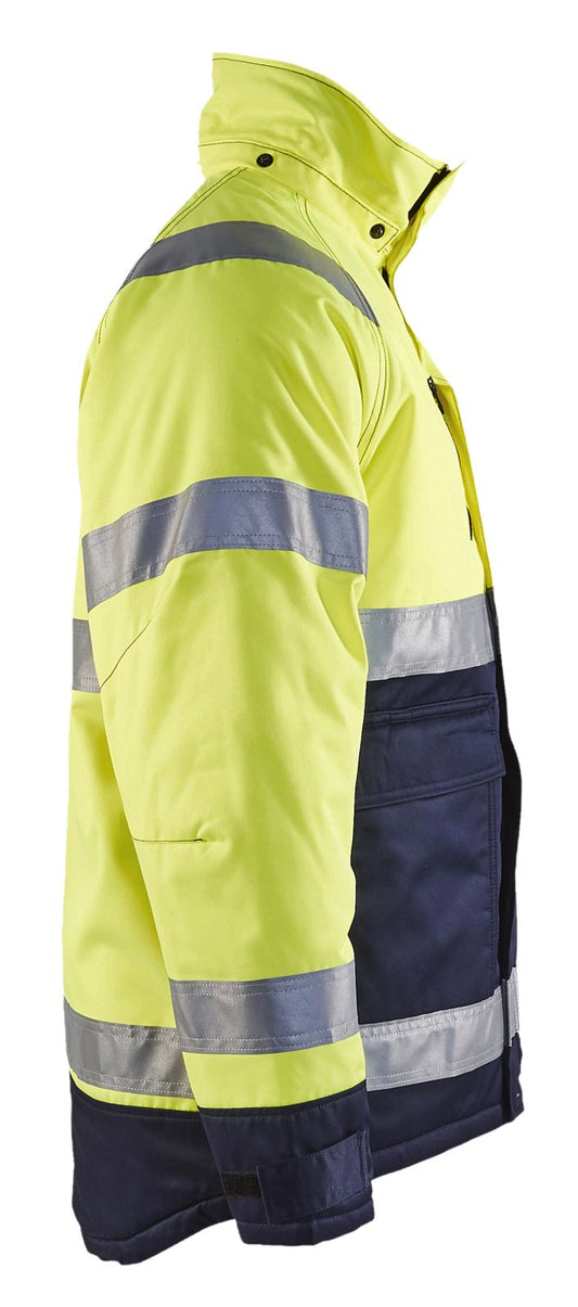 Blaklader Jassen 48281900 HiVis geel-marineblauw(3389)