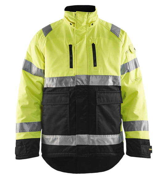 Blaklader Jassen 48281900 HiVis geel-zwart(3399)
