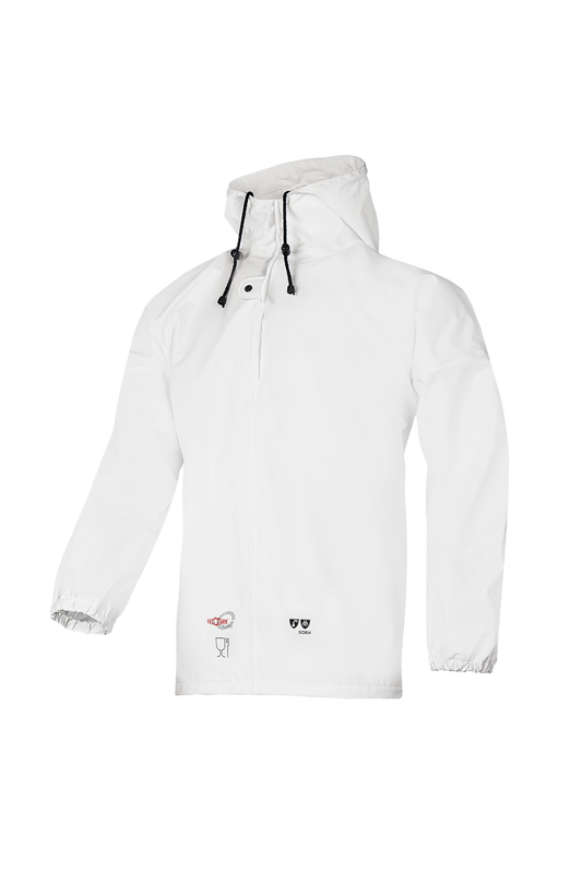 Sioen jas Werdum diepvries en koelhuis en voeding wit