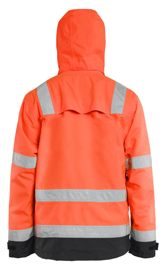 Blaklader Jassen 48371977 HiVis fluo rood-zwart(5599)