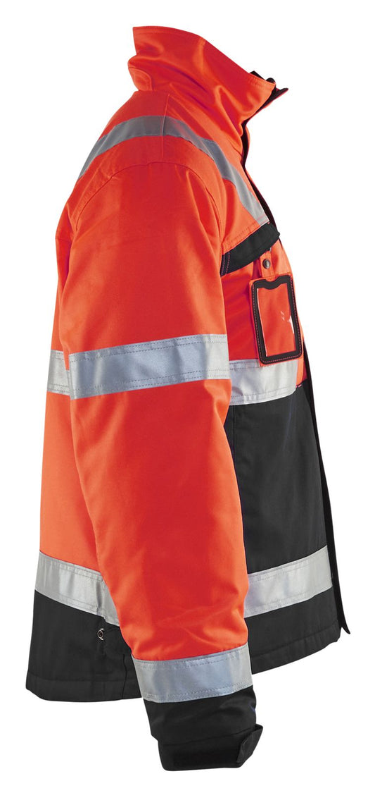 Blaklader Jassen 48621811 HiVis fluo rood-zwart(5599)