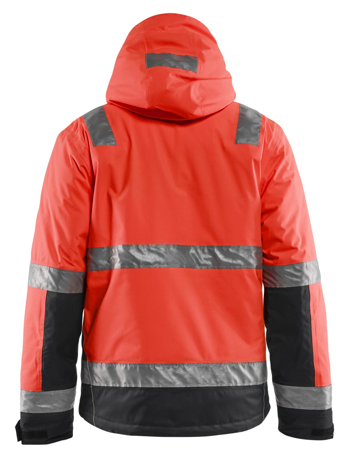 Blaklader Jassen 48701987 HiVis fluo rood-zwart(5599)