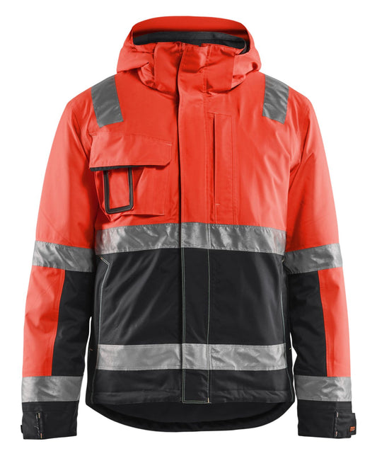 Blaklader Jassen 48701987 HiVis fluo rood-zwart(5599)