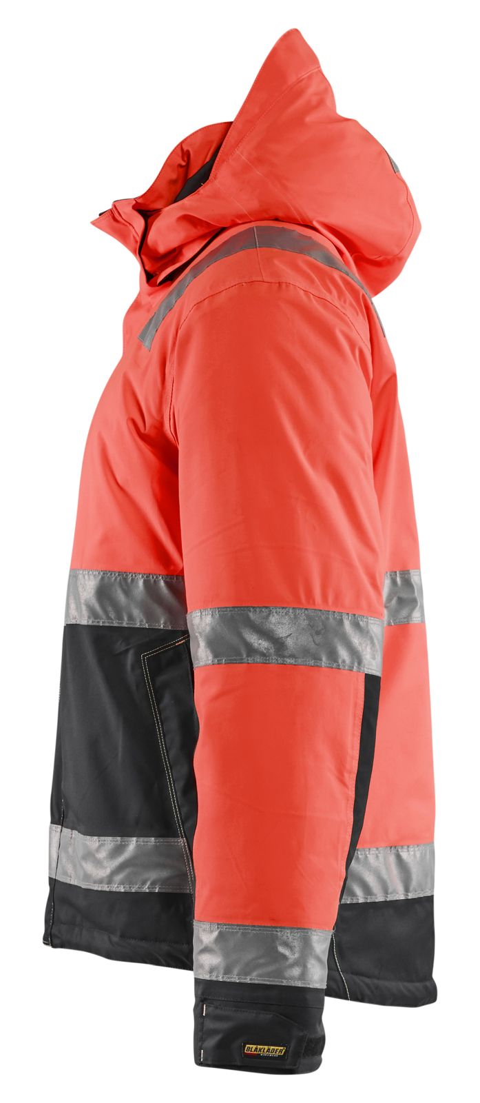 Blaklader Jassen 48701987 HiVis fluo rood-zwart(5599)