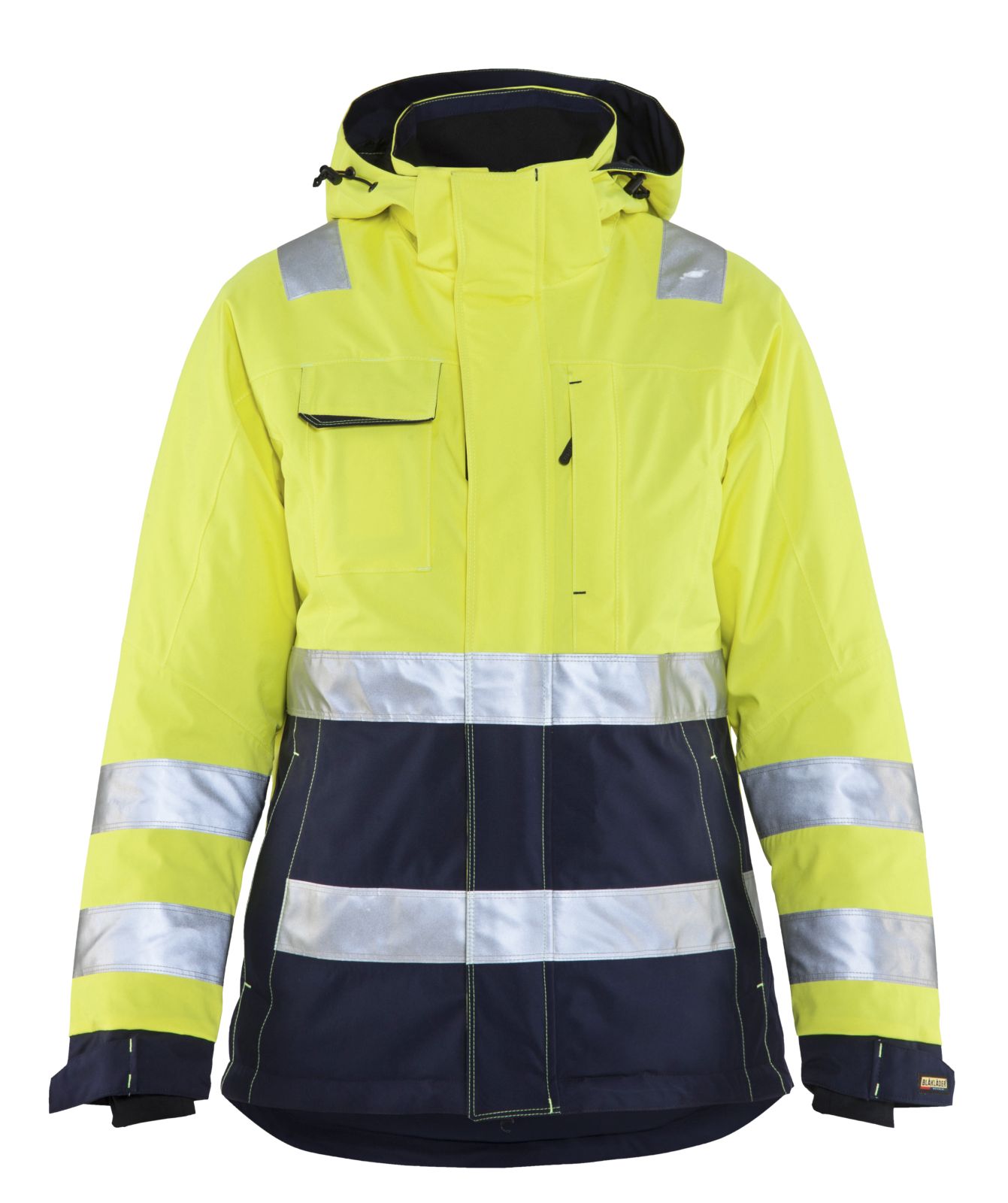 Blaklader Jassen 48721987 HiVis fluo geel-marineblauw(3389)