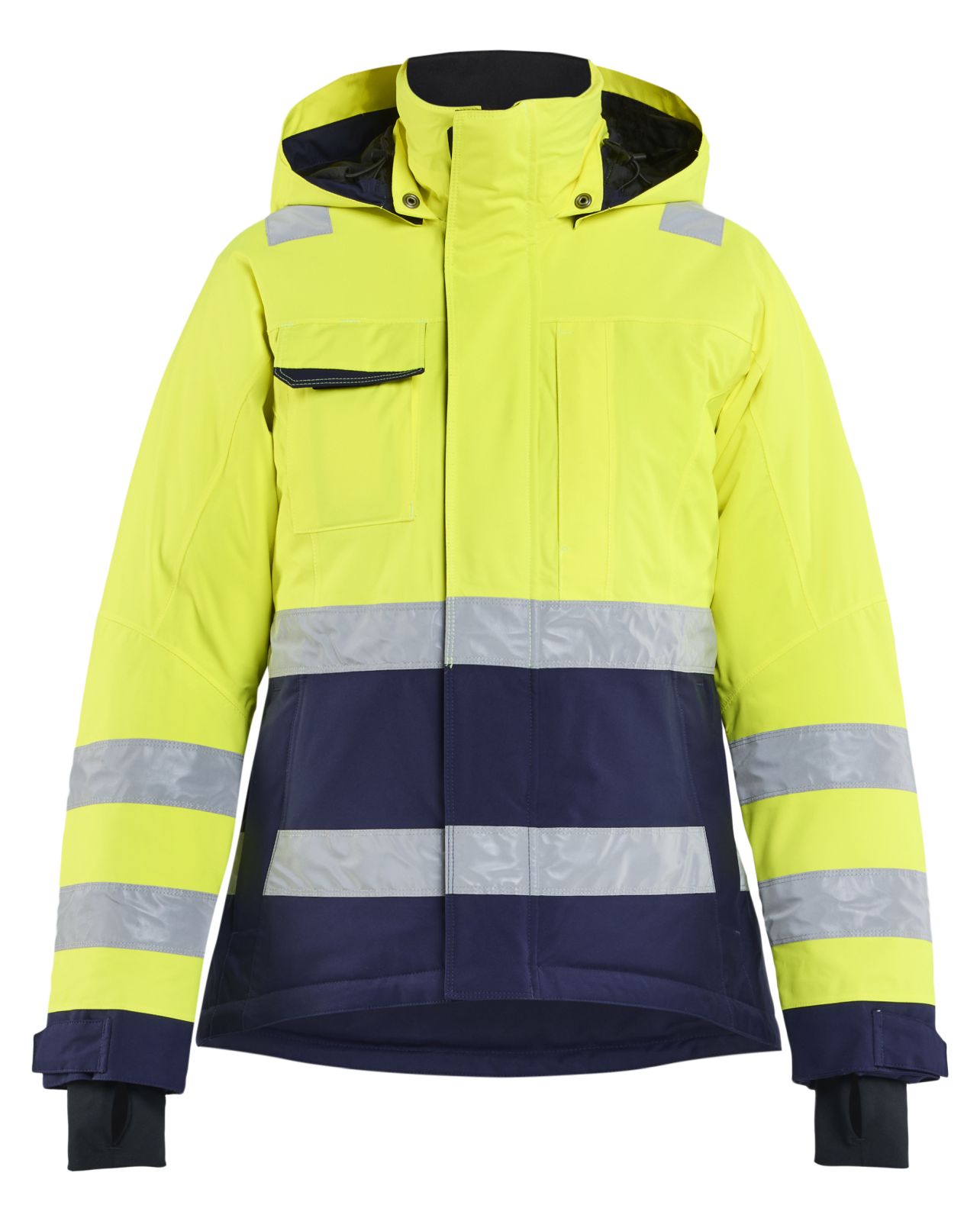 Blaklader Jassen 48721987 HiVis fluo geel-marineblauw(3389)