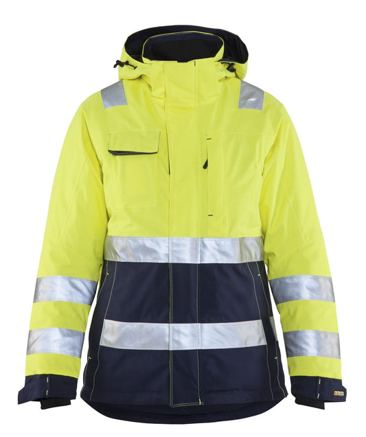 Blaklader Jassen 48721987 HiVis fluo geel-marineblauw(3389)