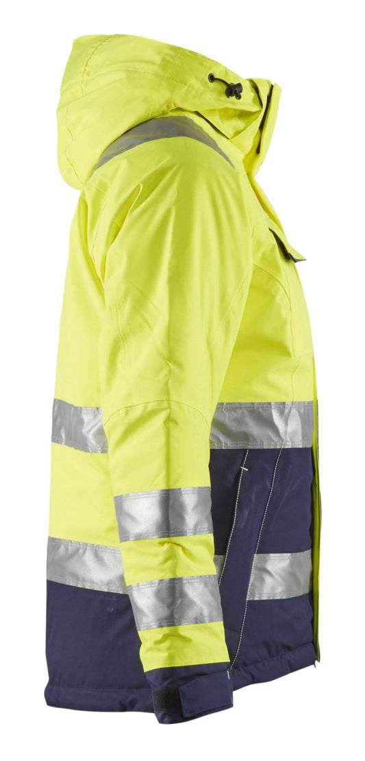 Blaklader Jassen 48721987 HiVis fluo geel-marineblauw(3389)