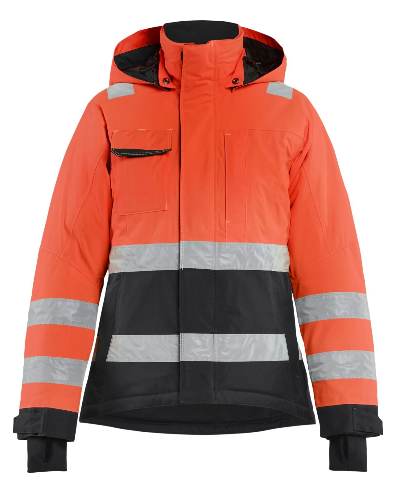 Blaklader Jassen 48721987 HiVis fluo rood-zwart(5599)