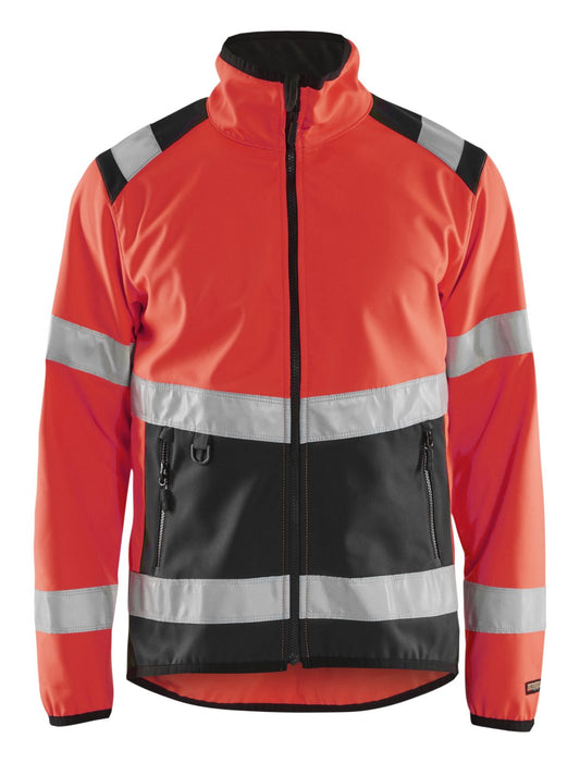 Blaklader Jassen 48772516 HiVis fluo rood-zwart(5599)