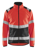 Blaklader Jassen 48772516 HiVis fluo rood-zwart(5599)