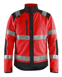 Blaklader Jassen 48882524 HiVis fluo rood-zwart(5599)
