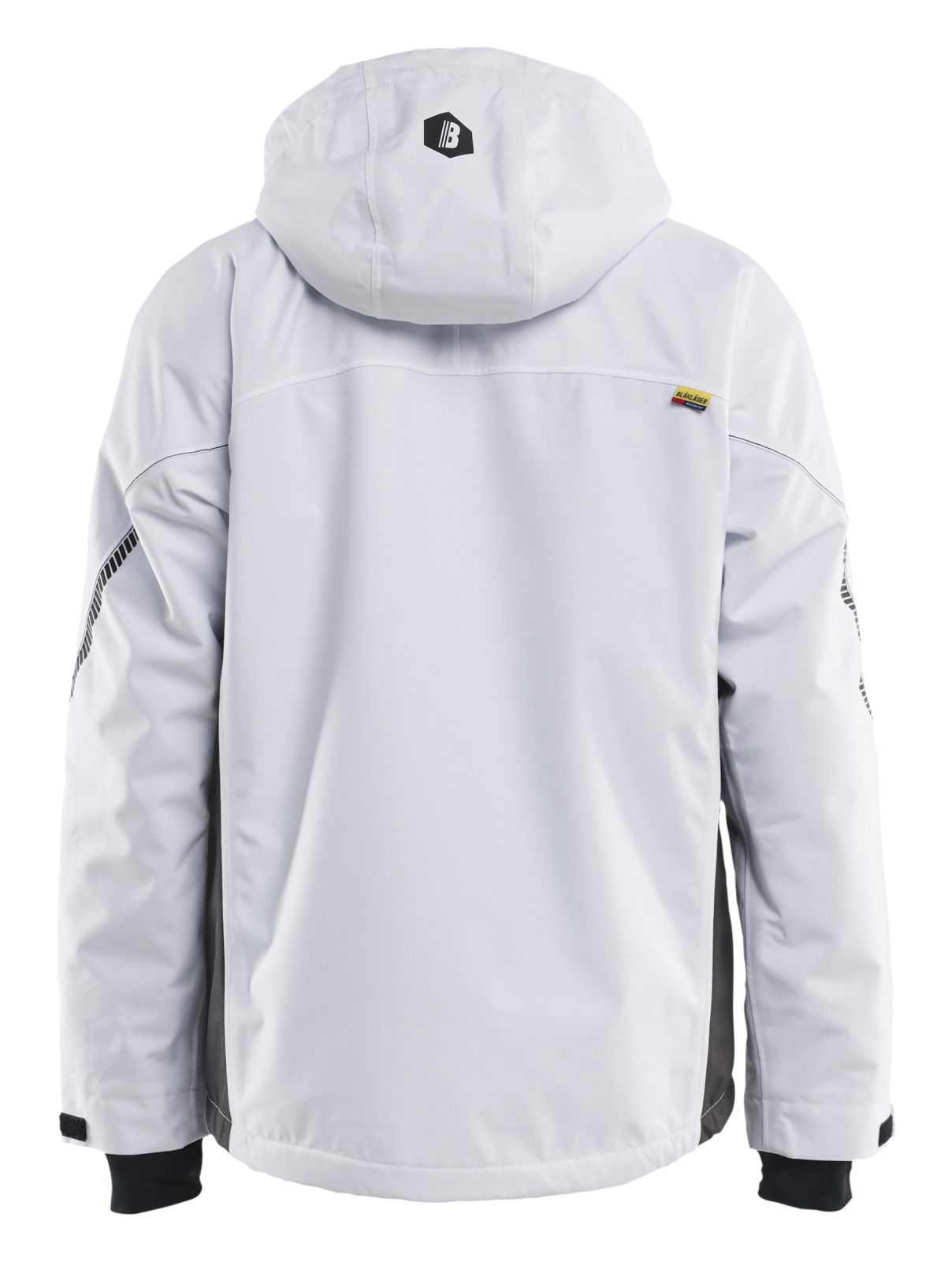 Blaklader Wind regen sneeuw Jas 48901977 winter lichtgewicht waterdicht winddicht ademend wit-donkergrijs(1098)