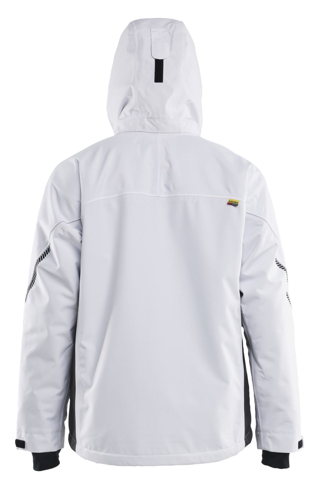 Blaklader Wind regen sneeuw Jas 48901977 winter lichtgewicht waterdicht winddicht ademend wit-donkergrijs(1098)