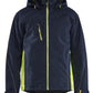 Blaklader Wind regen sneeuw Jas 48901977 winter lichtgewicht waterdicht winddicht ademend donker marineblauw-fluo geel(8633)
