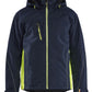 Blaklader Wind regen sneeuw Jas 48901977 winter lichtgewicht waterdicht winddicht ademend donker marineblauw-fluo geel(8633)