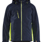 Blaklader Wind regen sneeuw Jas 48901977 winter lichtgewicht waterdicht winddicht ademend donker marineblauw-fluo geel(8633)