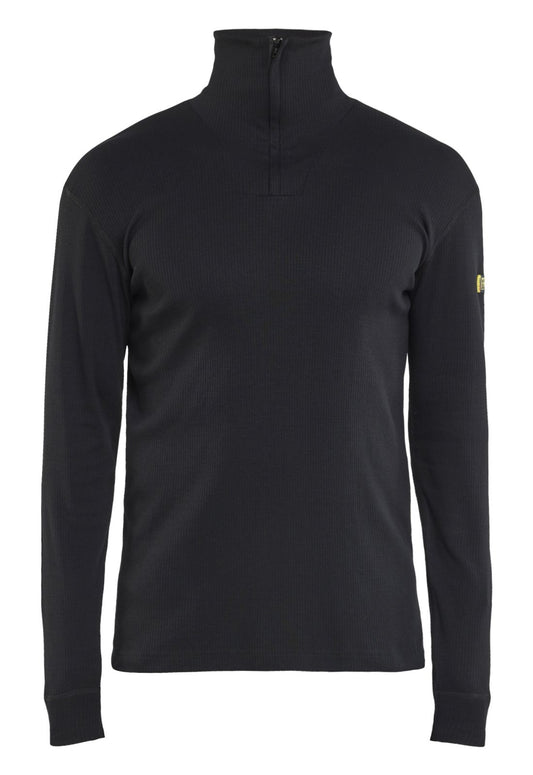 Blaklader Vlamvertragend Multinorm Onderhemd 48981764 rits vlamwerend antistatisch zwart(9900)