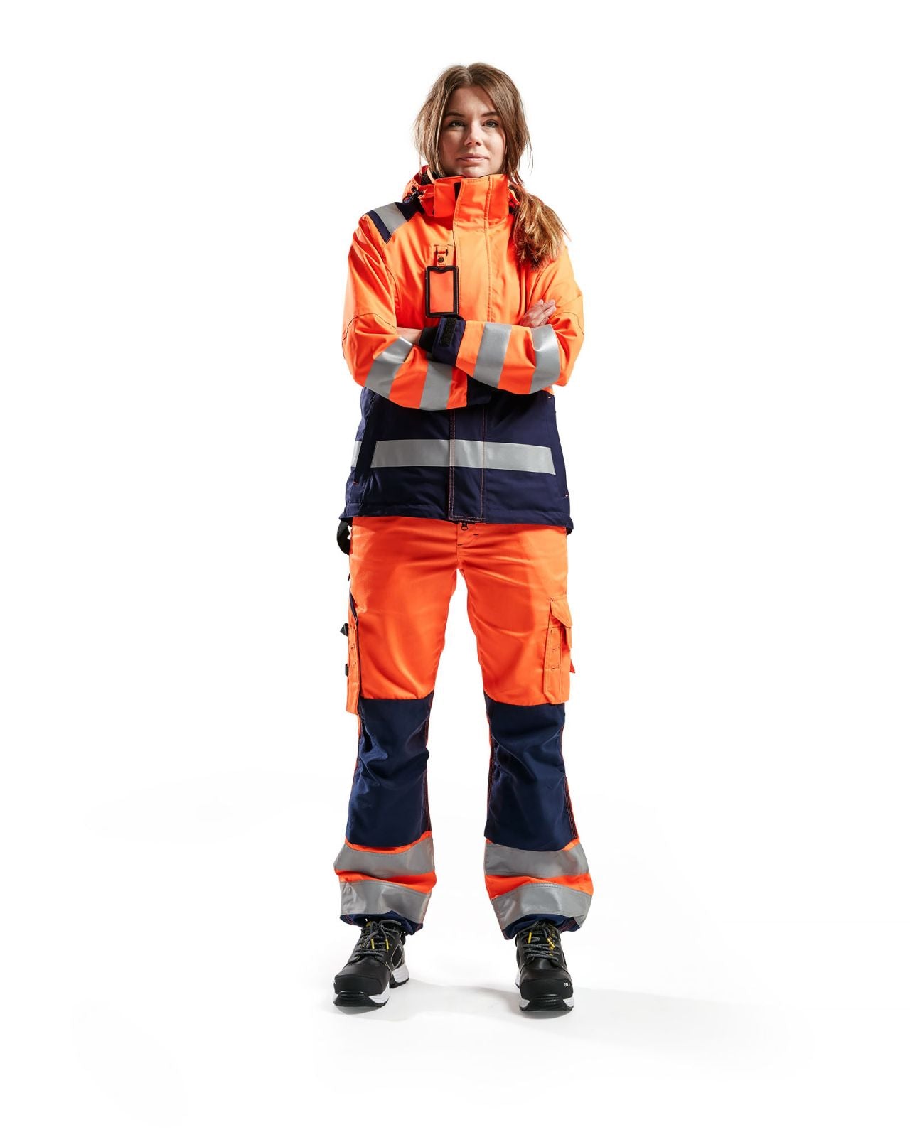 Blaklader Jassen 49041987 HiVis fluo oranje-marineblauw(5389)