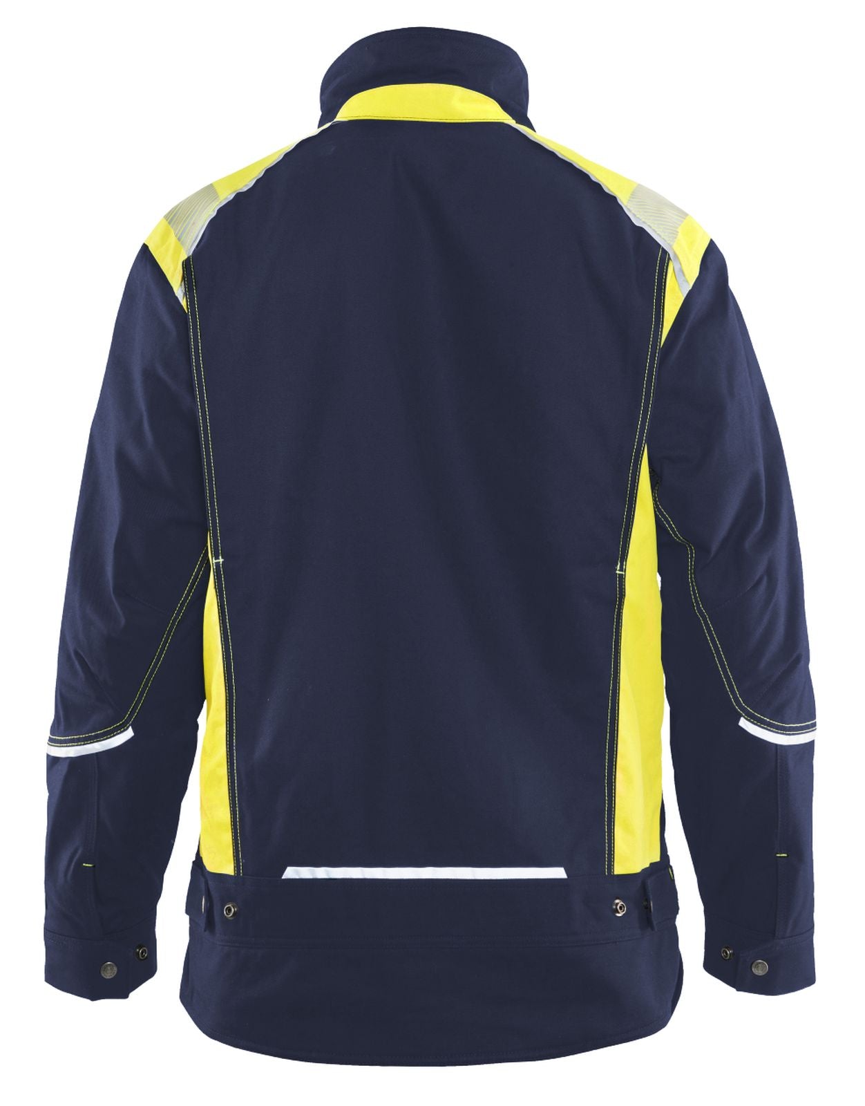 Blaklader Jassen 49151370 marineblauw-geel(8833)