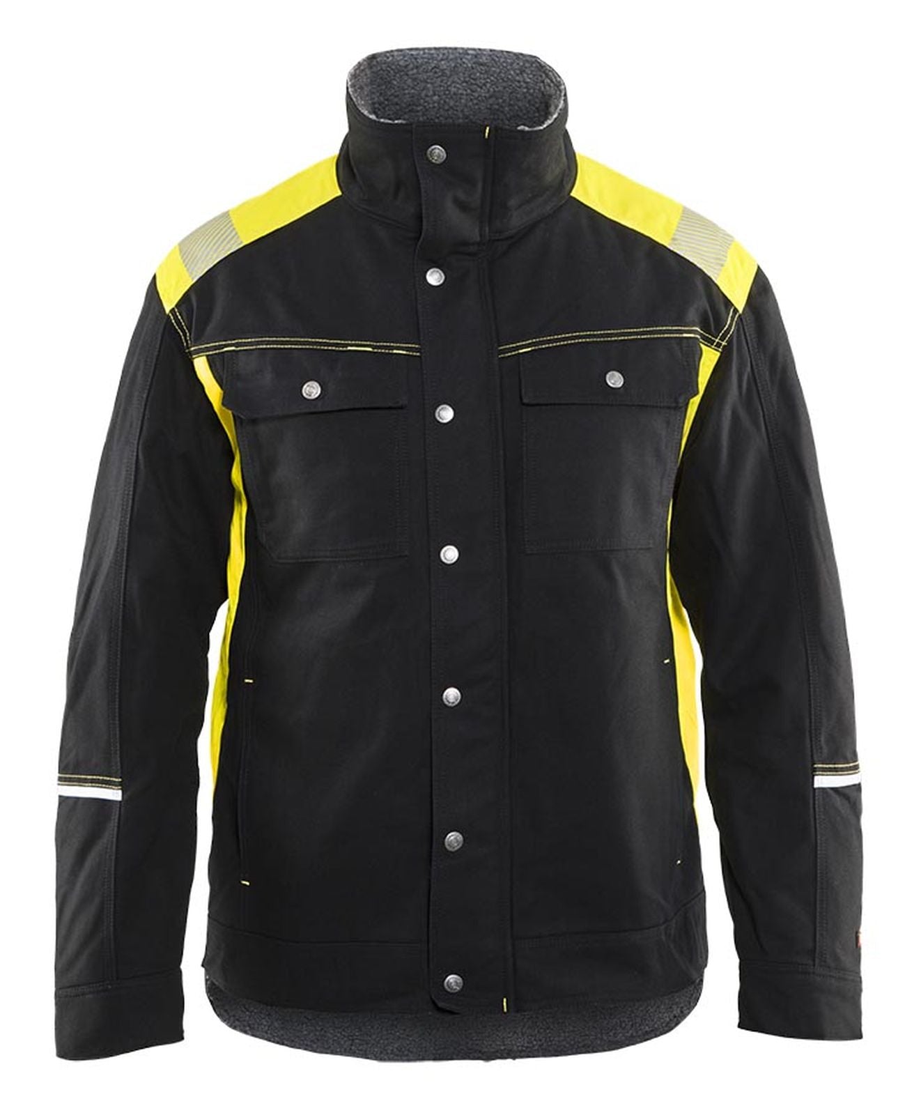 Blaklader Jassen 49151370 zwart-geel(9933)