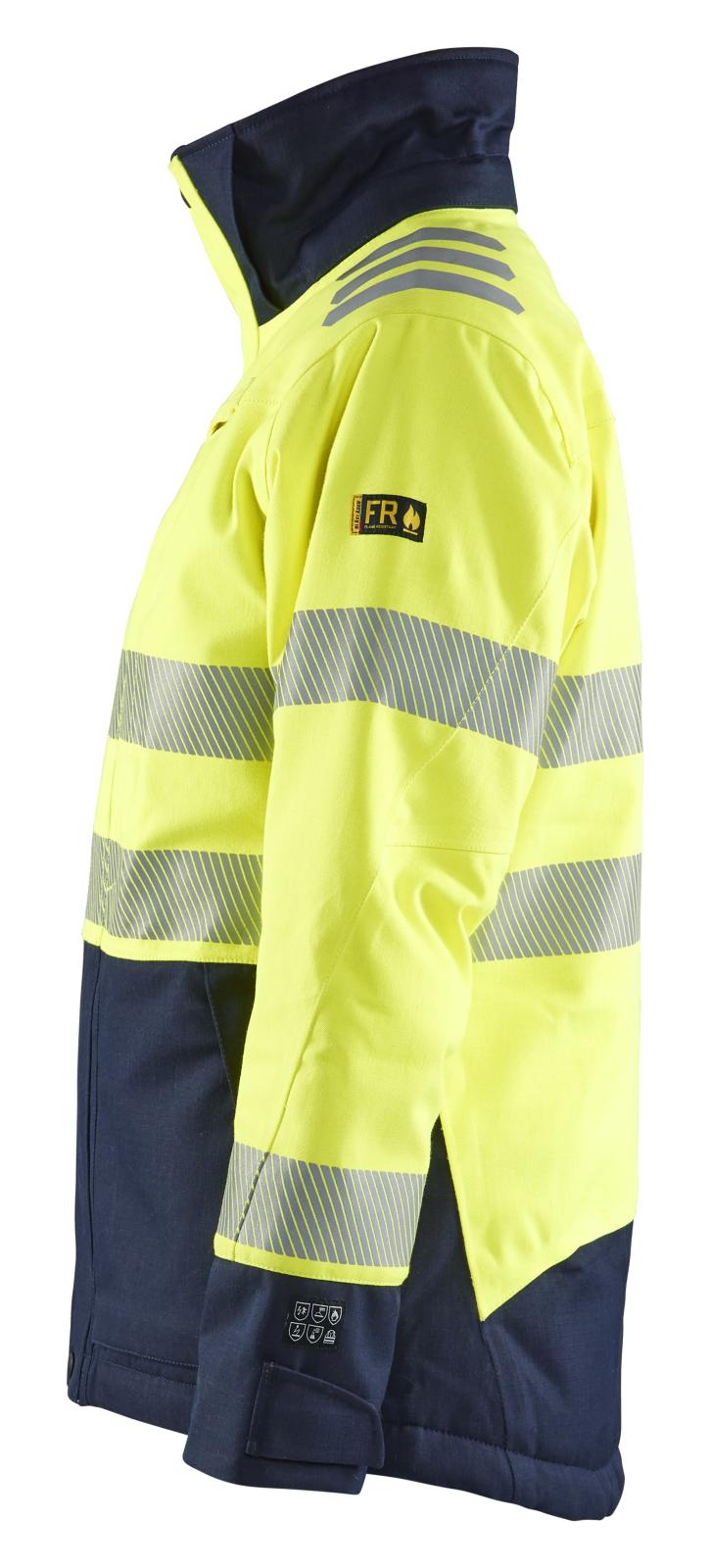 Blaklader jassen 49171534 fluo geel-marineblauw(3389)